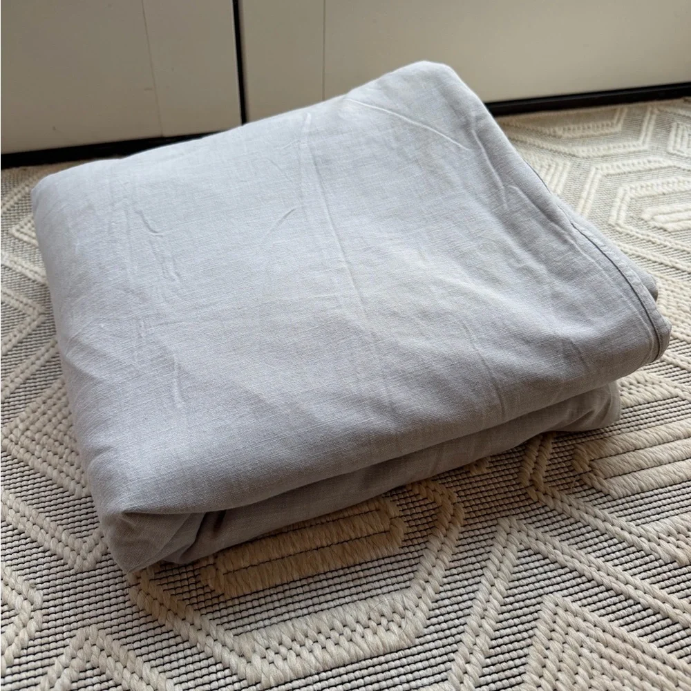 Restoration Hardware Tan Duvet Cover